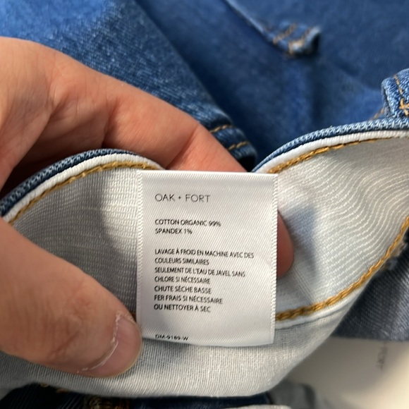 Oak and fort blue denim jeans size 28 new - Picture 6 of 6